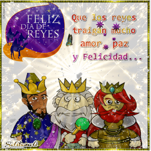 Tarjetas, imágenes y gifs animados con frases bonitas para regalar este Día de Reyes